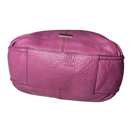 COACH F23309  AVERY Pebbled LEATHER HOBO ROSE Purple Shoulder Y2K 00s - Picture 11 of 16